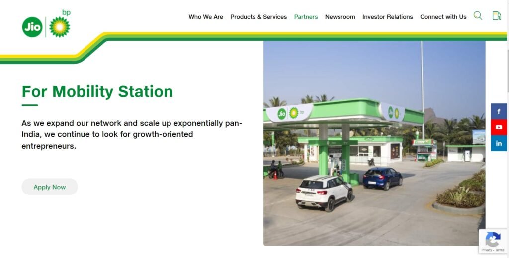 Jio Petrol Pump Dealership Application